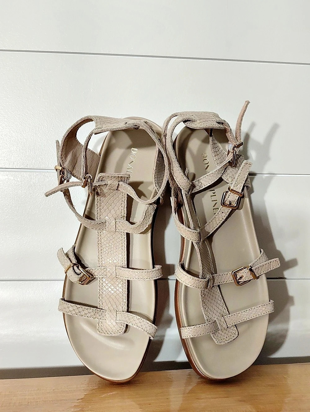 Donald Pliner Strappy Sandals in White